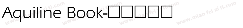 Aquiline Book字体转换
